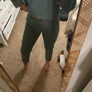 Olive Green cotton pants